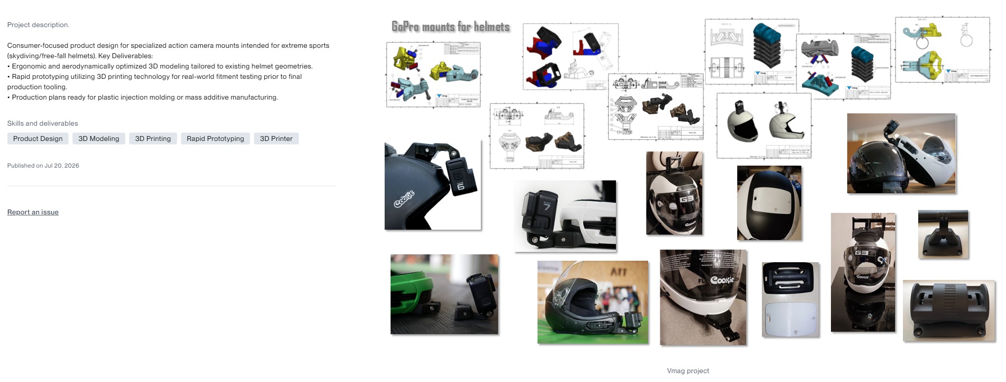 Industrial machinery project screenshot